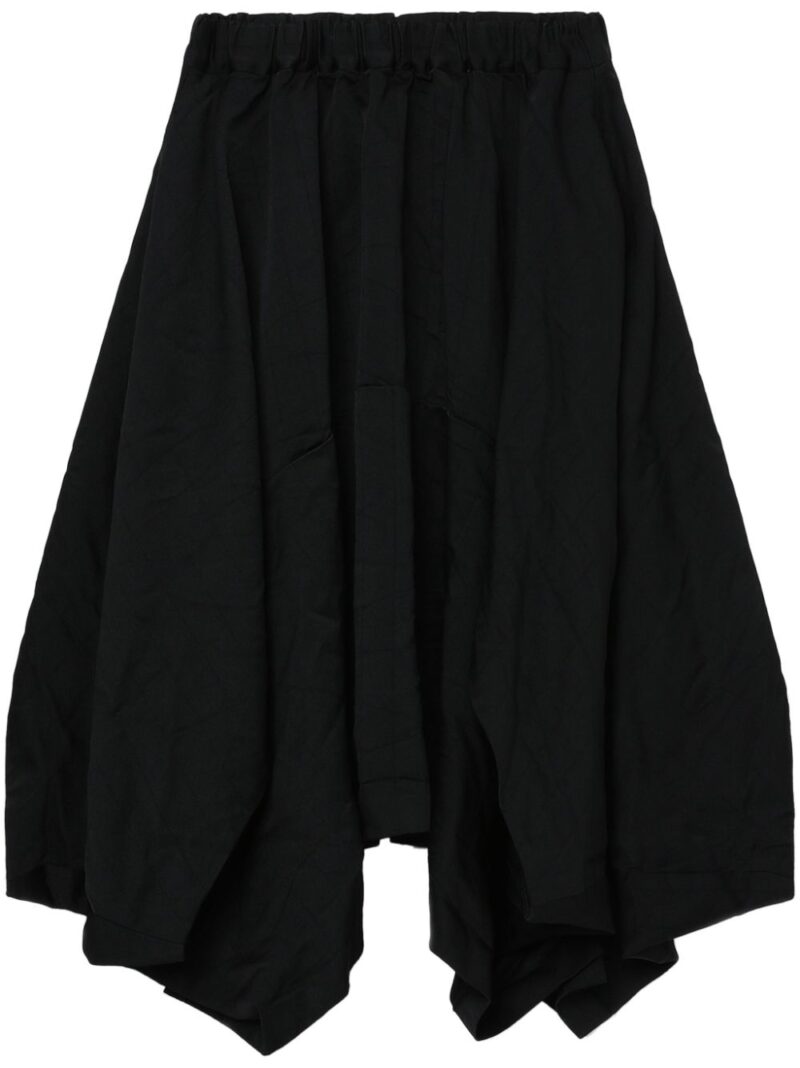 Comme Des Garçons Comme Des Garçons  asymmetric high-rise midi skirt