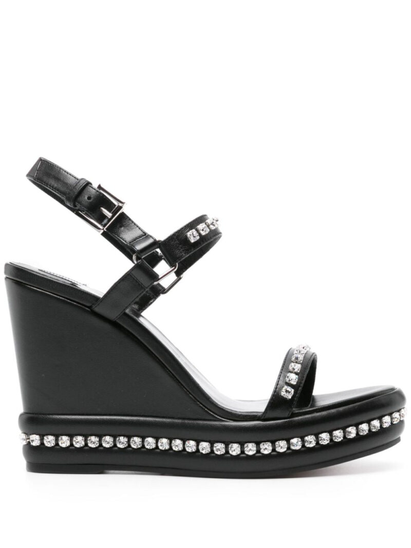 Christian Louboutin  Pyrastrass 110mm wedge sandals