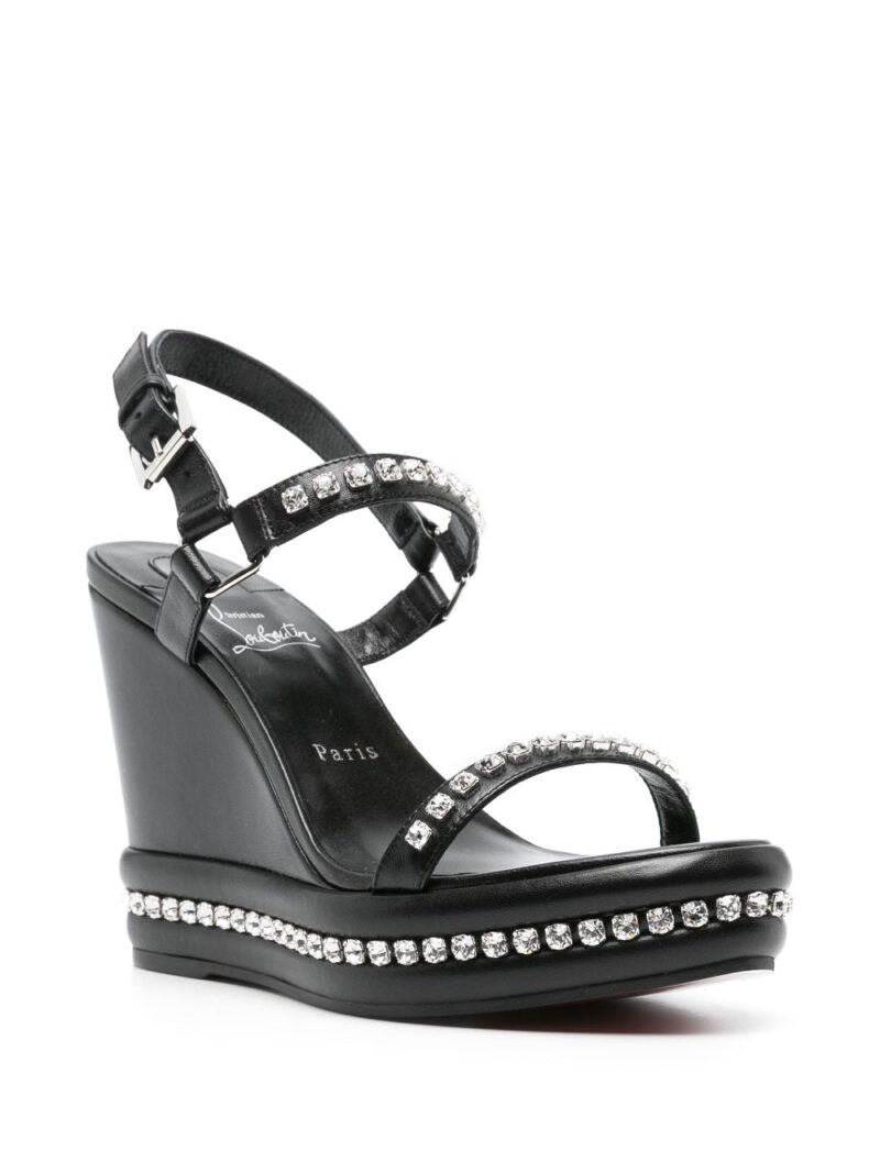 Christian Louboutin Pyrastrass 110mm wedge sandals