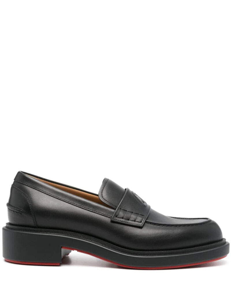 Christian Louboutin  Urbino Moc leather loafers