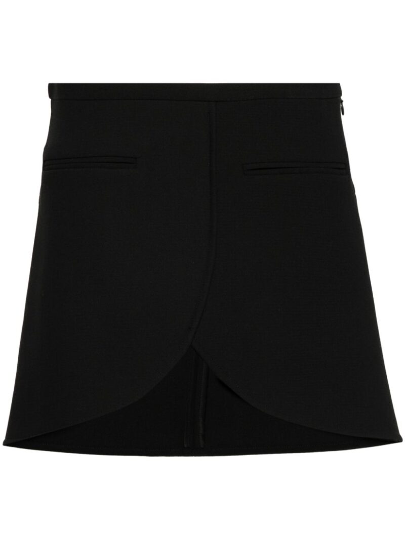 Courrèges  Ellipse curved miniskirt