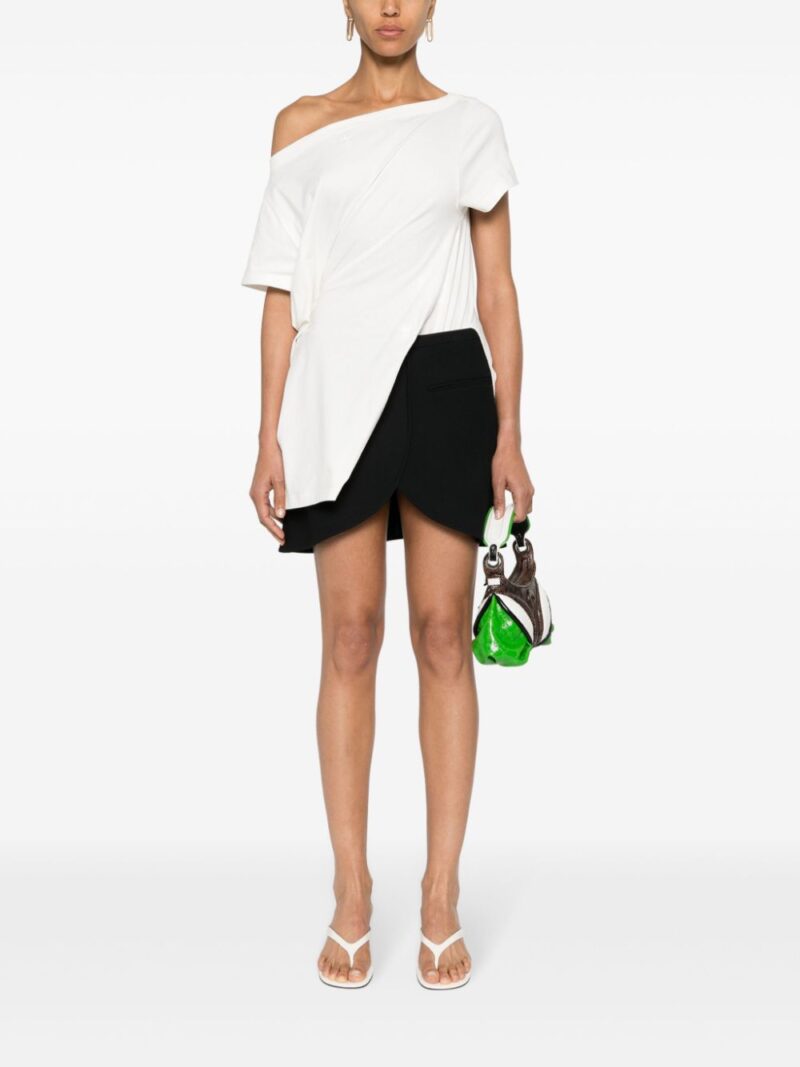 Courrèges  Ellipse curved miniskirt