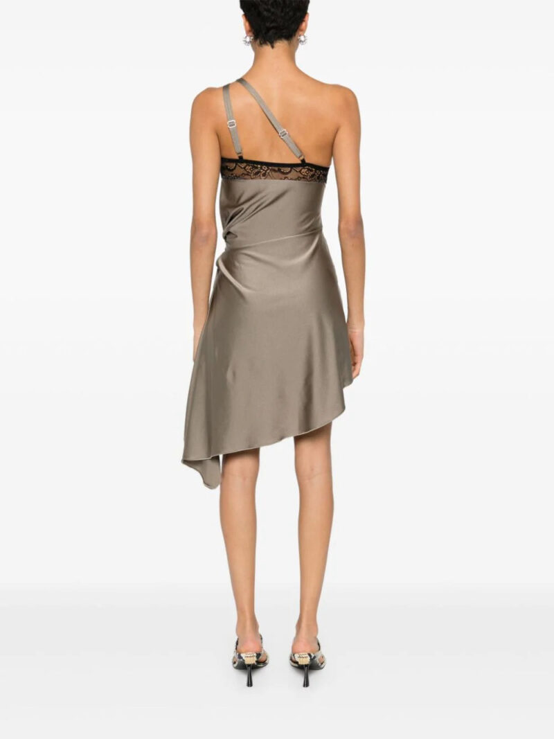 Coperni  lace-detail asymmetric mini dress
