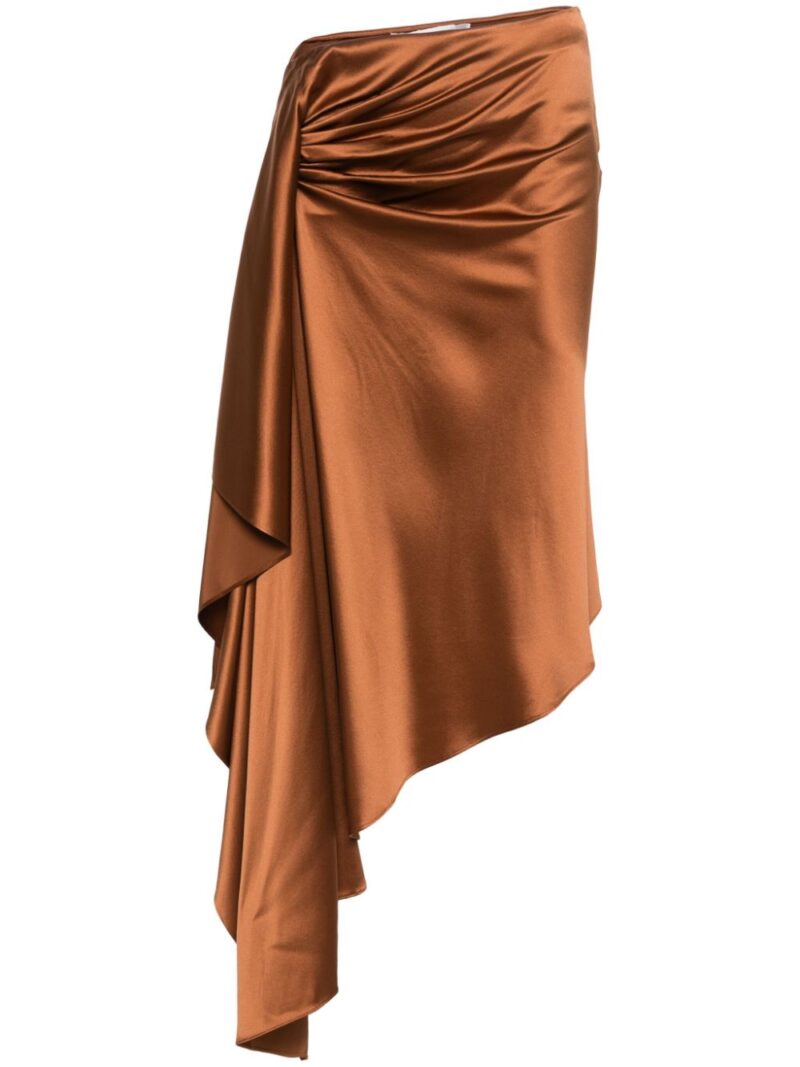 Christopher Esber  Cusco silk midi skirt