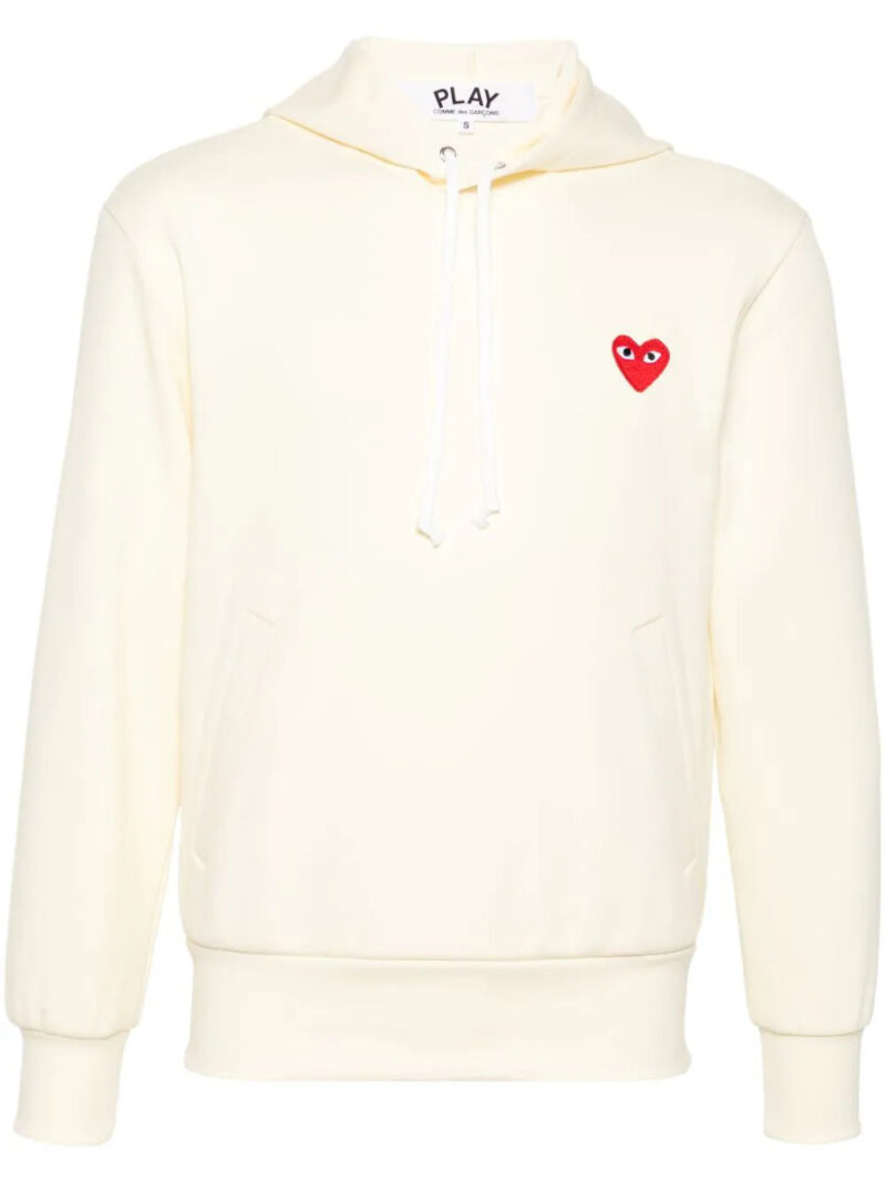 Comme Des Garçons  heart-patch hoodie
