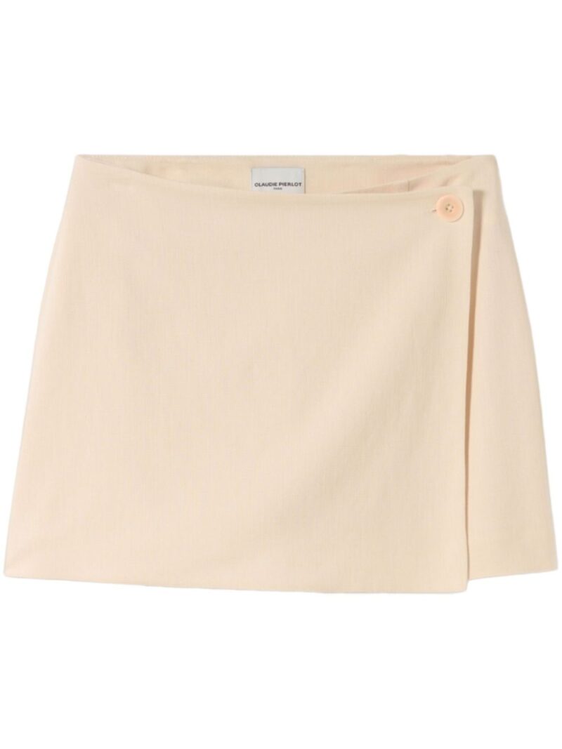 Claudie Pierlot  wrap-design skort
