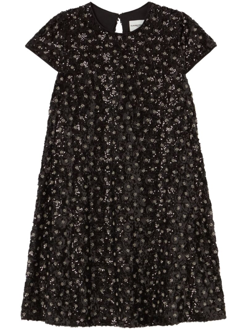 Claudie Pierlot  embroidered mini dress