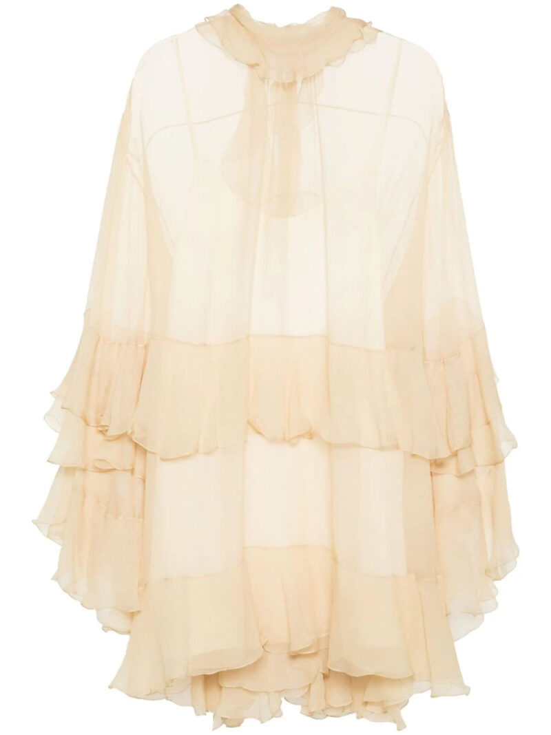 Chloé  ruffled mini dress