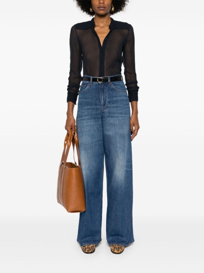 Chloé chiffon-crepe silk shirt
