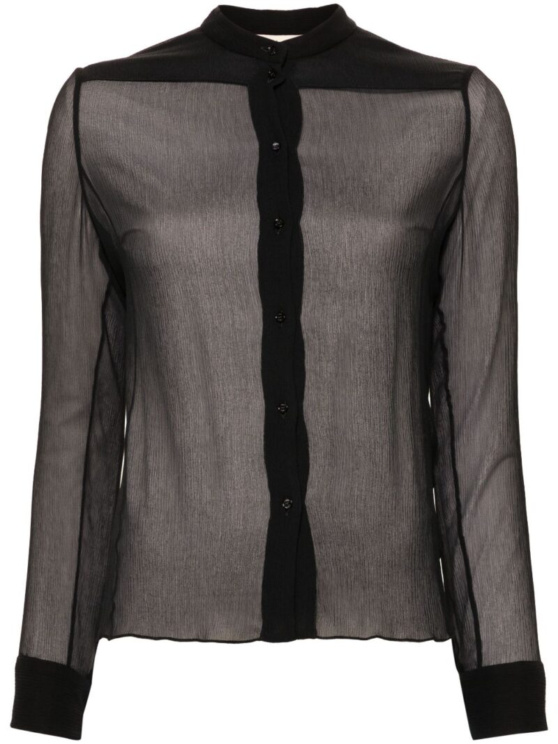 Chloé  chiffon-crepe silk shirt