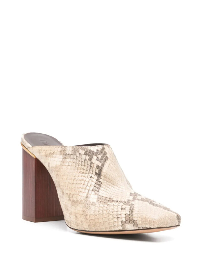 Chloé  95mm Ambre mules