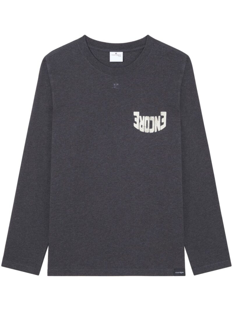 Courrèges  Encore long-sleeved cotton T-shirt