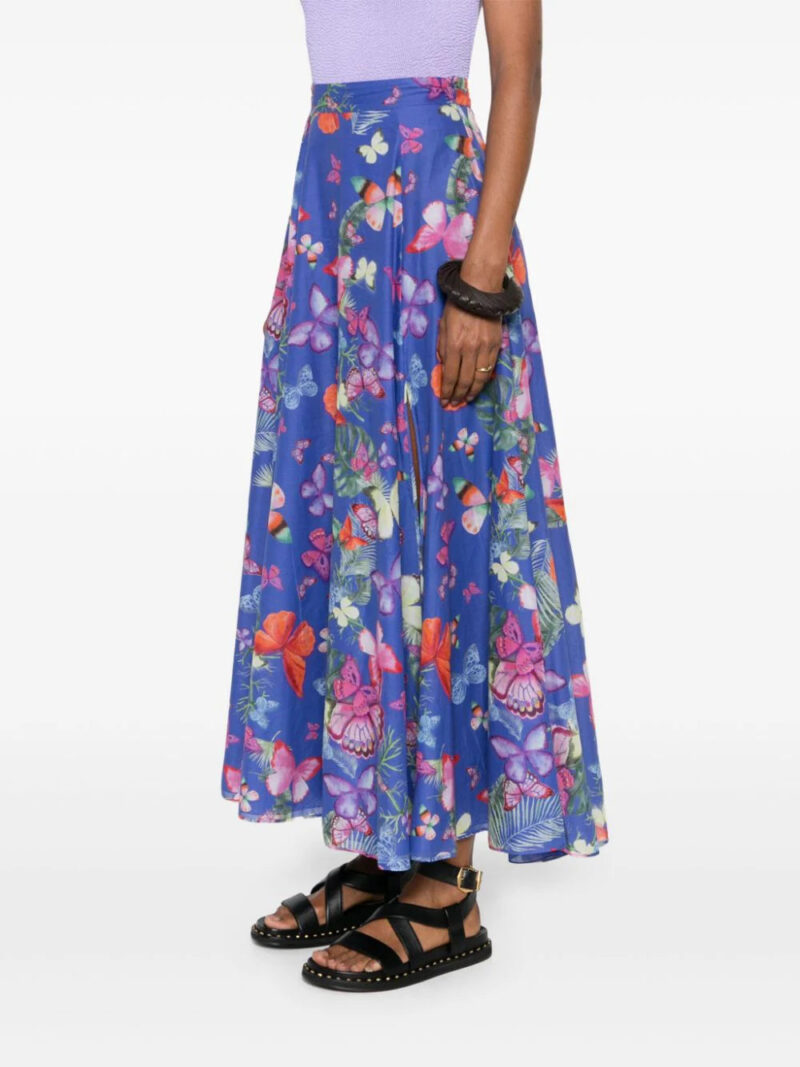 Charo Ruiz Ibiza  butterfly slit maxi skirt