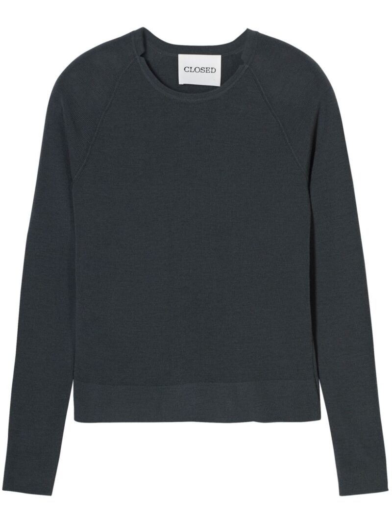 Closed  organic wool-silk jumper