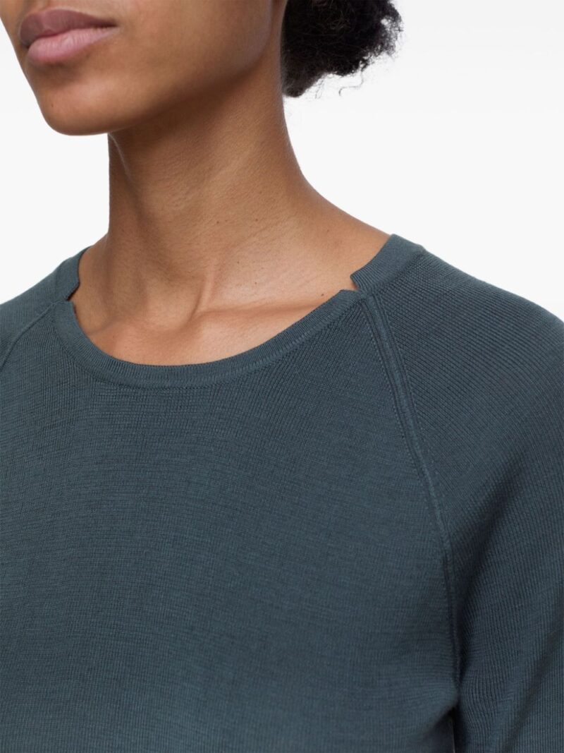 Closed  organic wool-silk jumper