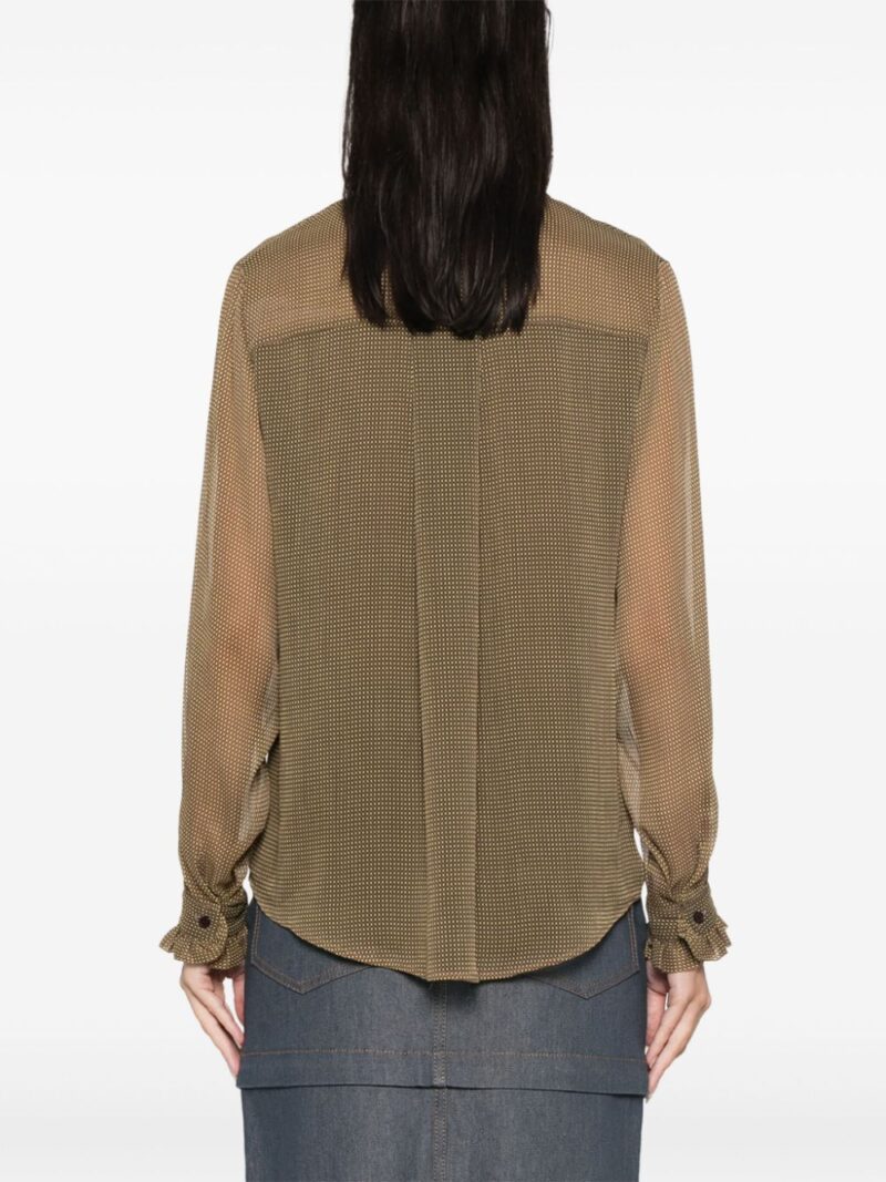 Claudie Pierlot  checkered shirt