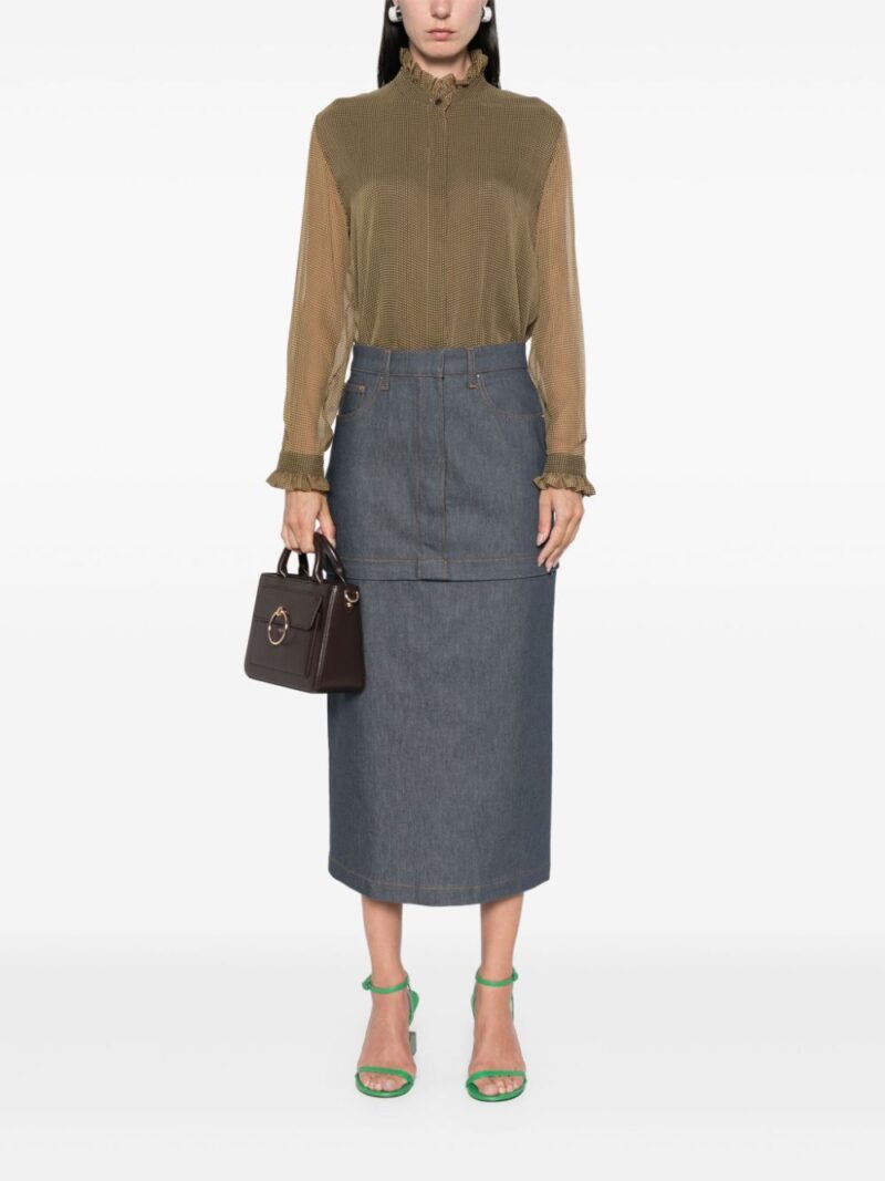 Claudie Pierlot  checkered shirt