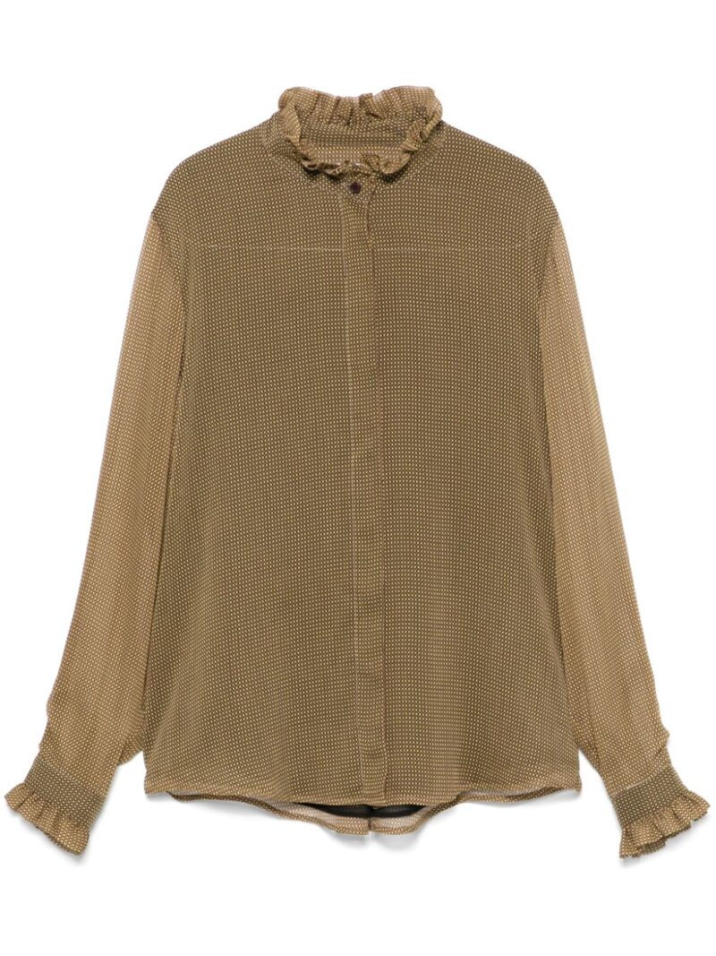 Claudie Pierlot  checkered shirt
