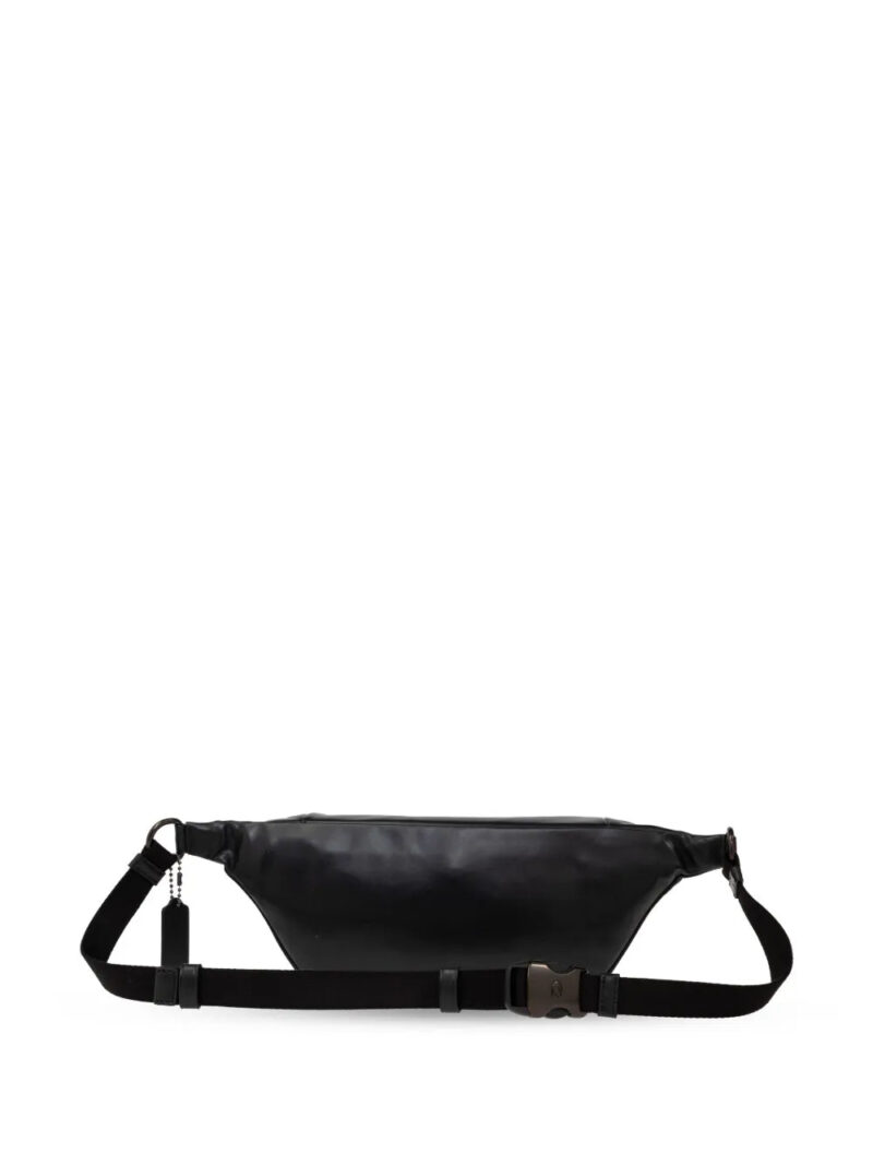 Coach  logo plaque leather belt bag