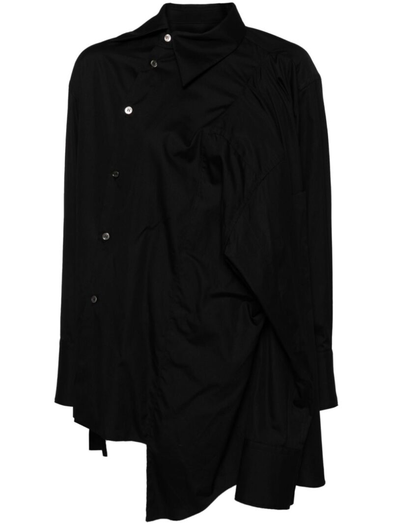 Comme Des Garçons  asymmetric cotton shirt
