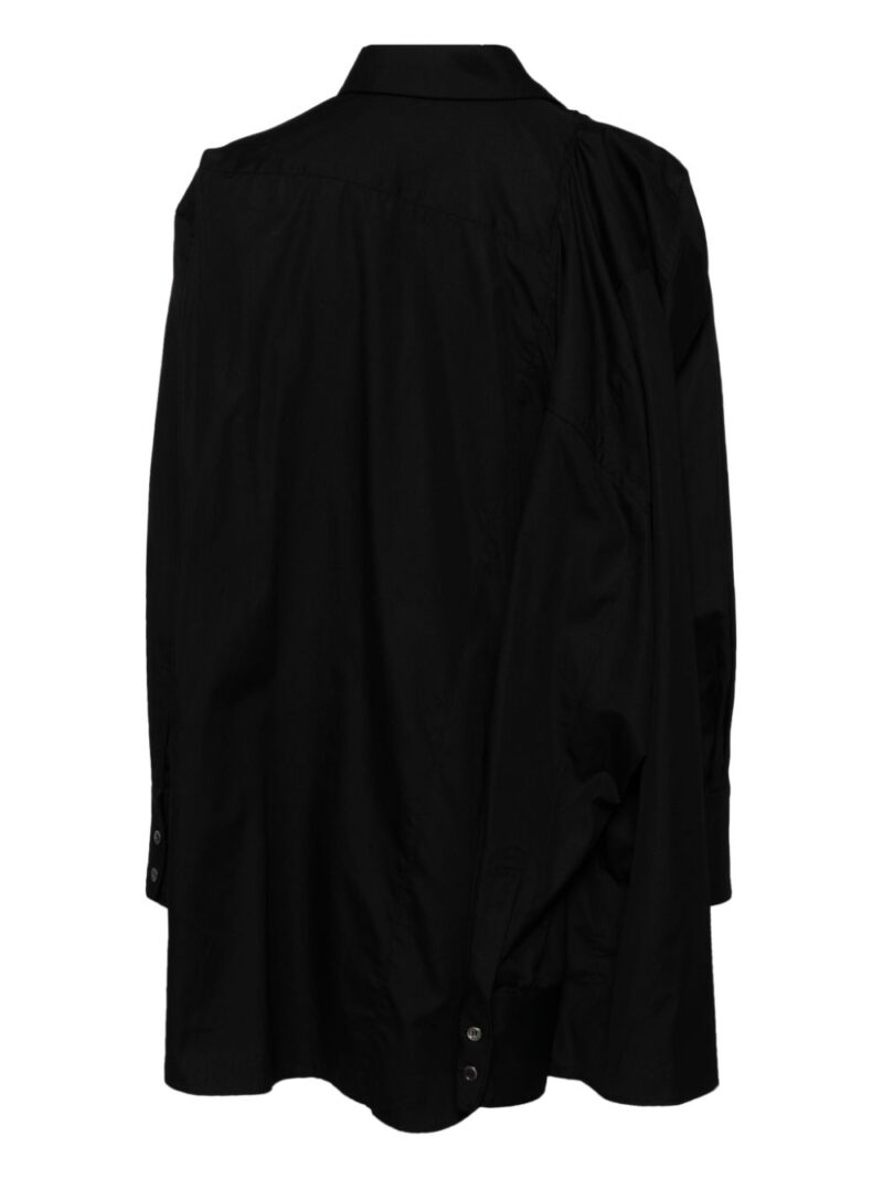 Comme Des Garçons  asymmetric cotton shirt