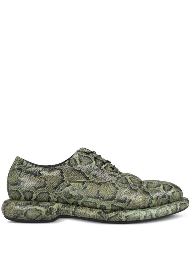 Clarks  x Martine Rose "Green" Oxford shoes