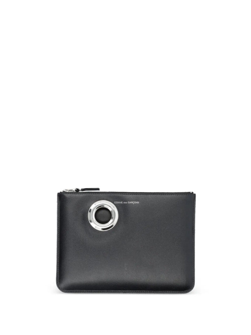 Comme Des Garçons  eyelet-detail wallet