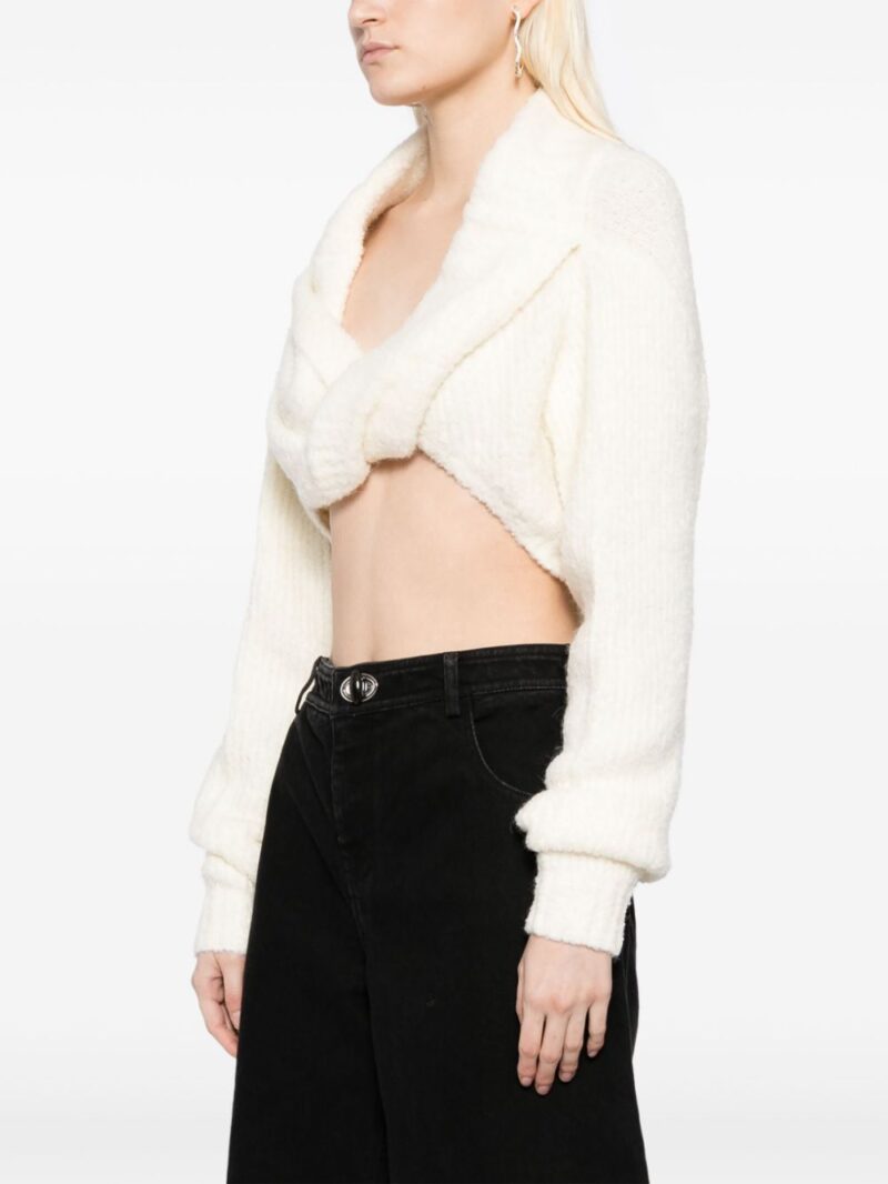 Christopher Esber bouclé shrug jumper