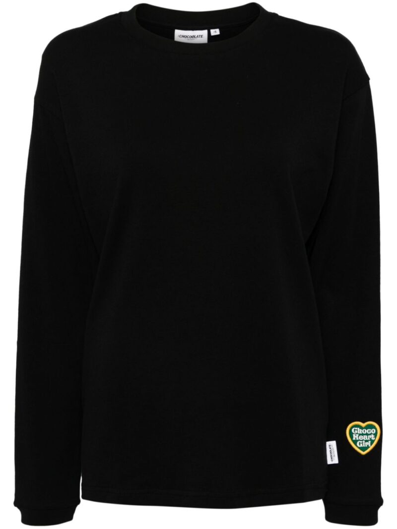 CHOCOOLATE  logo patch T-shirt