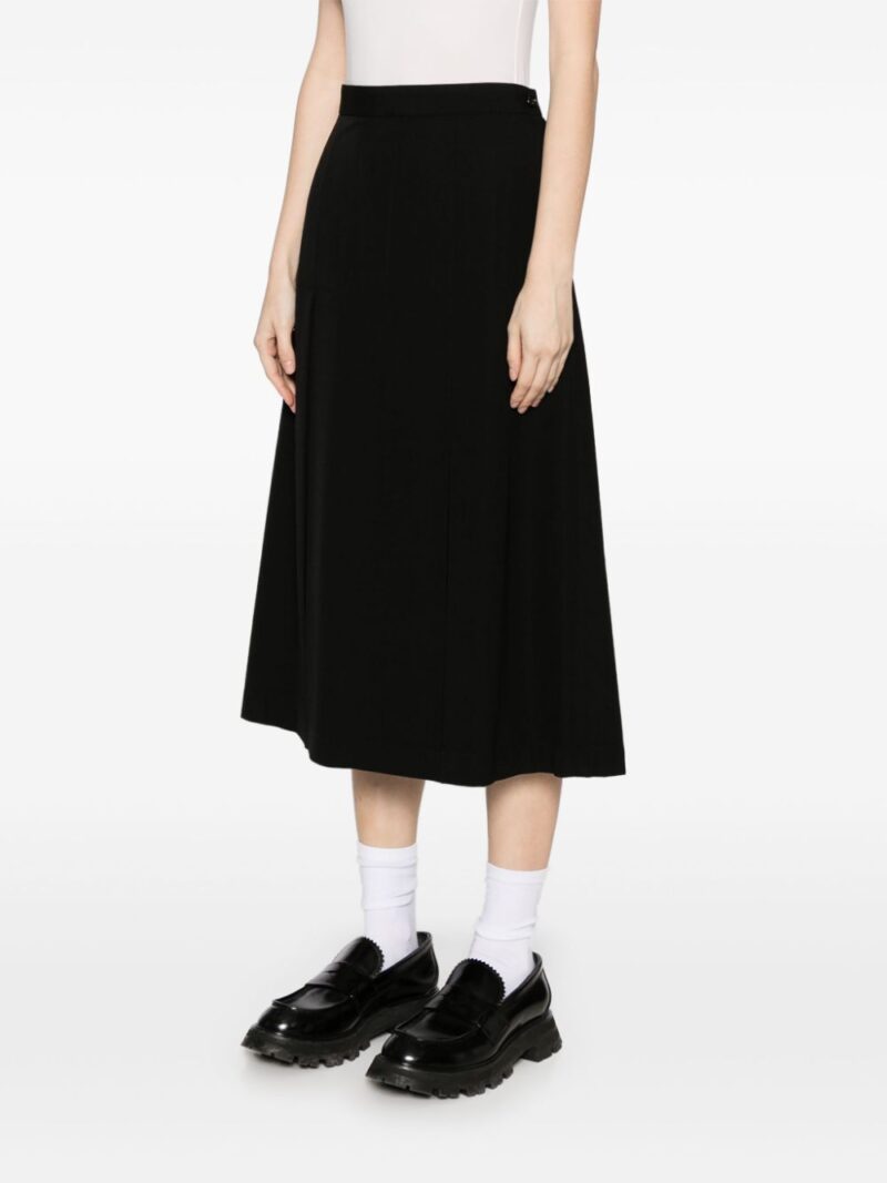 Comme Des Garçons Girl  pleated wool skirt