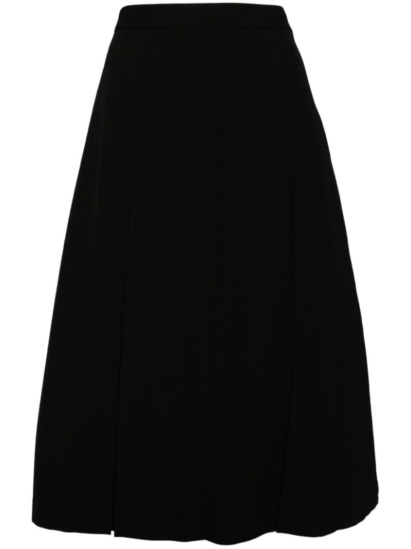 Comme Des Garçons Girl  pleated wool skirt