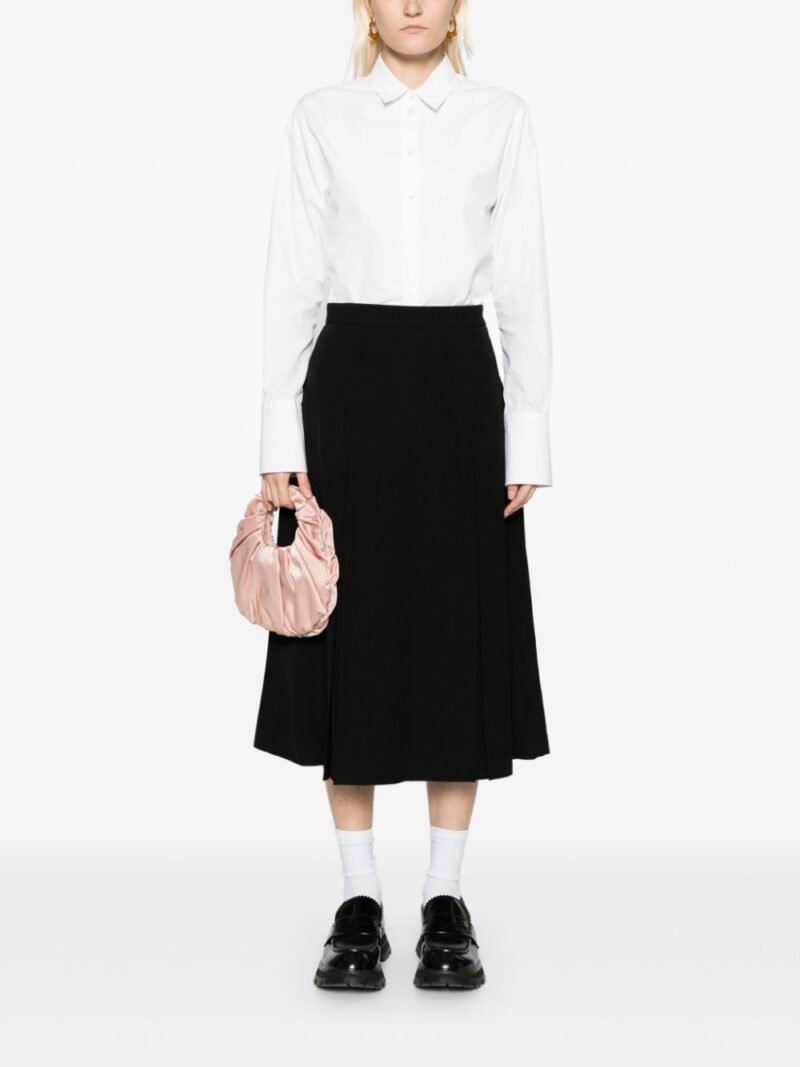 Comme Des Garçons Girl  pleated wool skirt