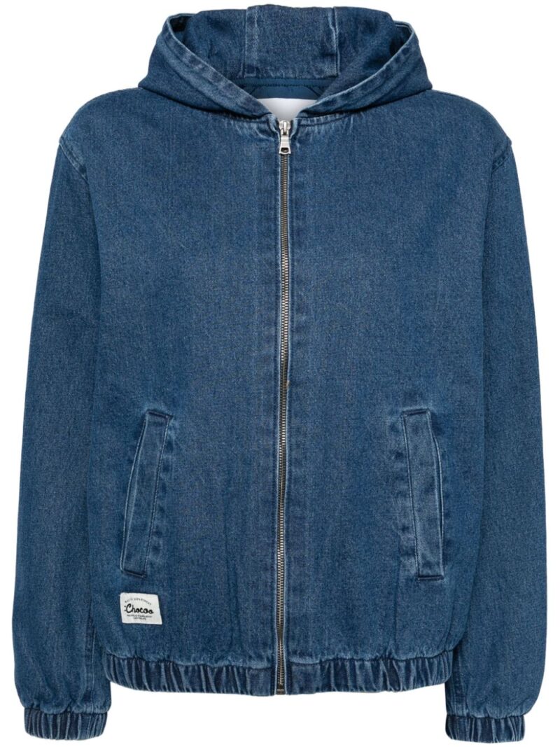 CHOCOOLATE  zip-up denim jacket
