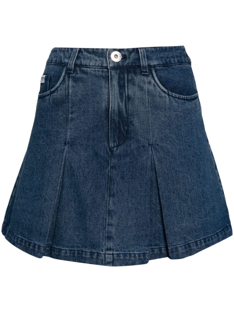 CHOCOOLATE  denim mini skirt