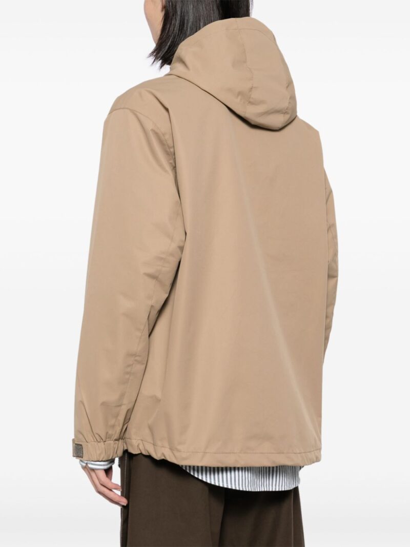 CHOCOOLATE logo-patch zip-up jacket