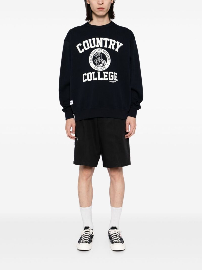 CHOCOOLATE  graphic-print long-sleeved sweatshirt
