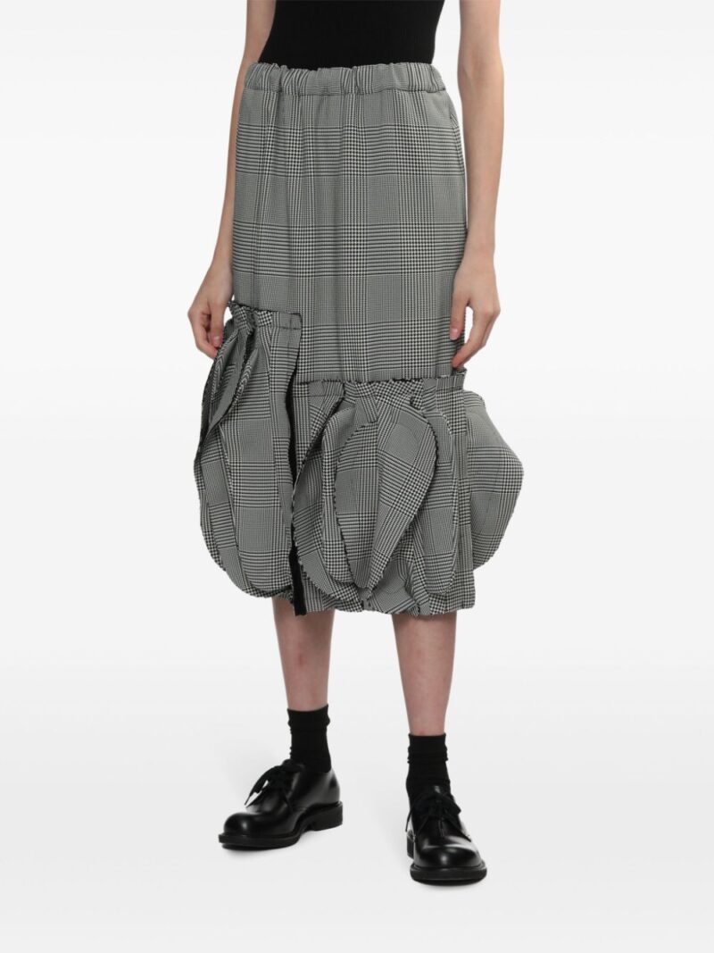 Comme Des Garçons  houndstootth skirt
