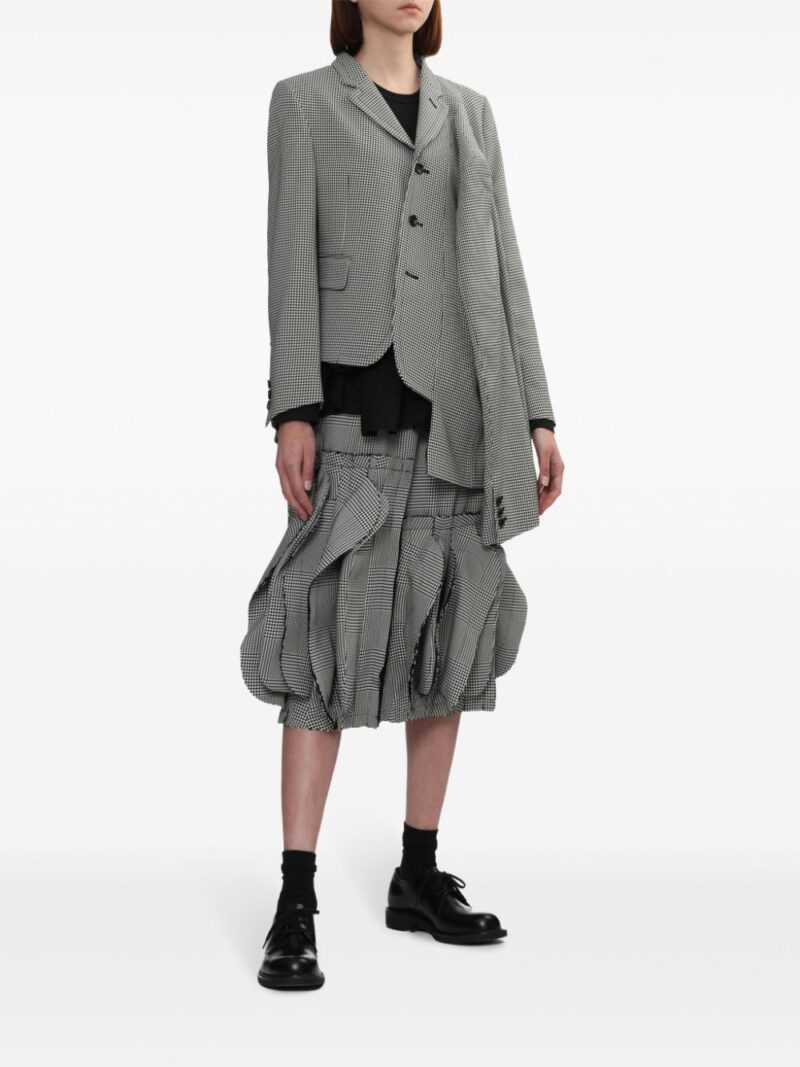 Comme Des Garçons  houndstootth skirt