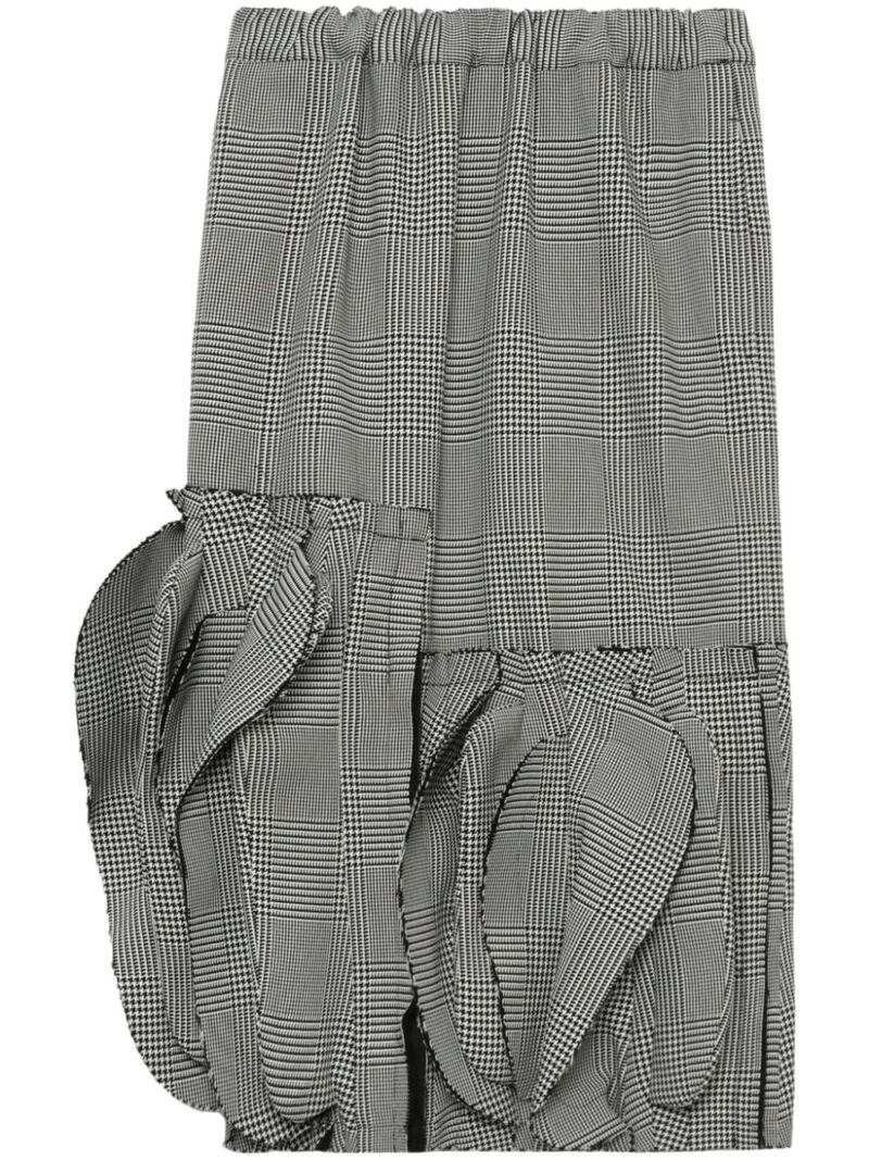Comme Des Garçons  houndstootth skirt