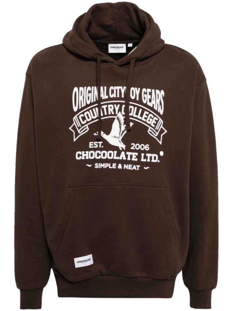 CHOCOOLATE  graphic-print hoodie
