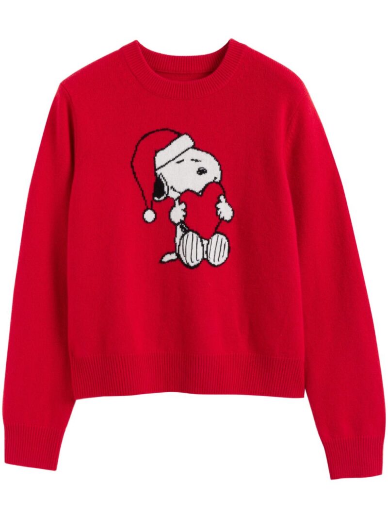 Chinti & Parker  Snoopy Santa sweater