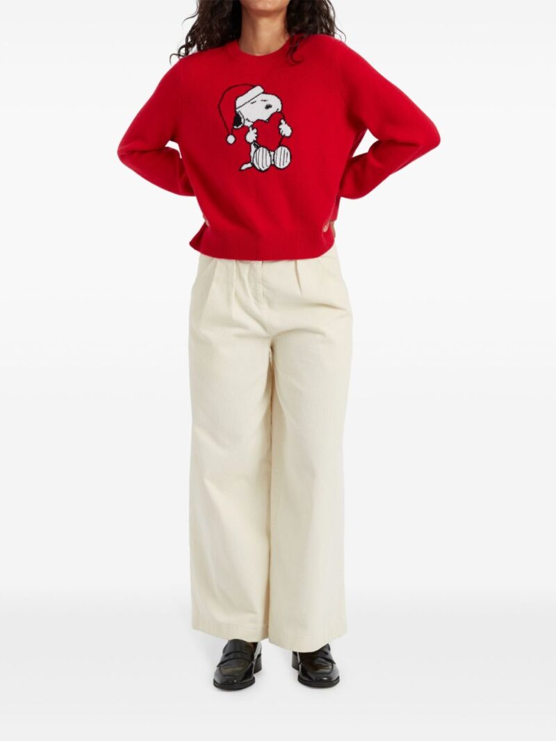 Chinti & Parker  Snoopy Santa sweater