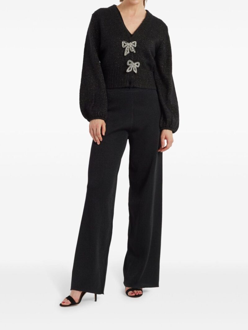 Chinti & Parker  Bow-brooch cardigan