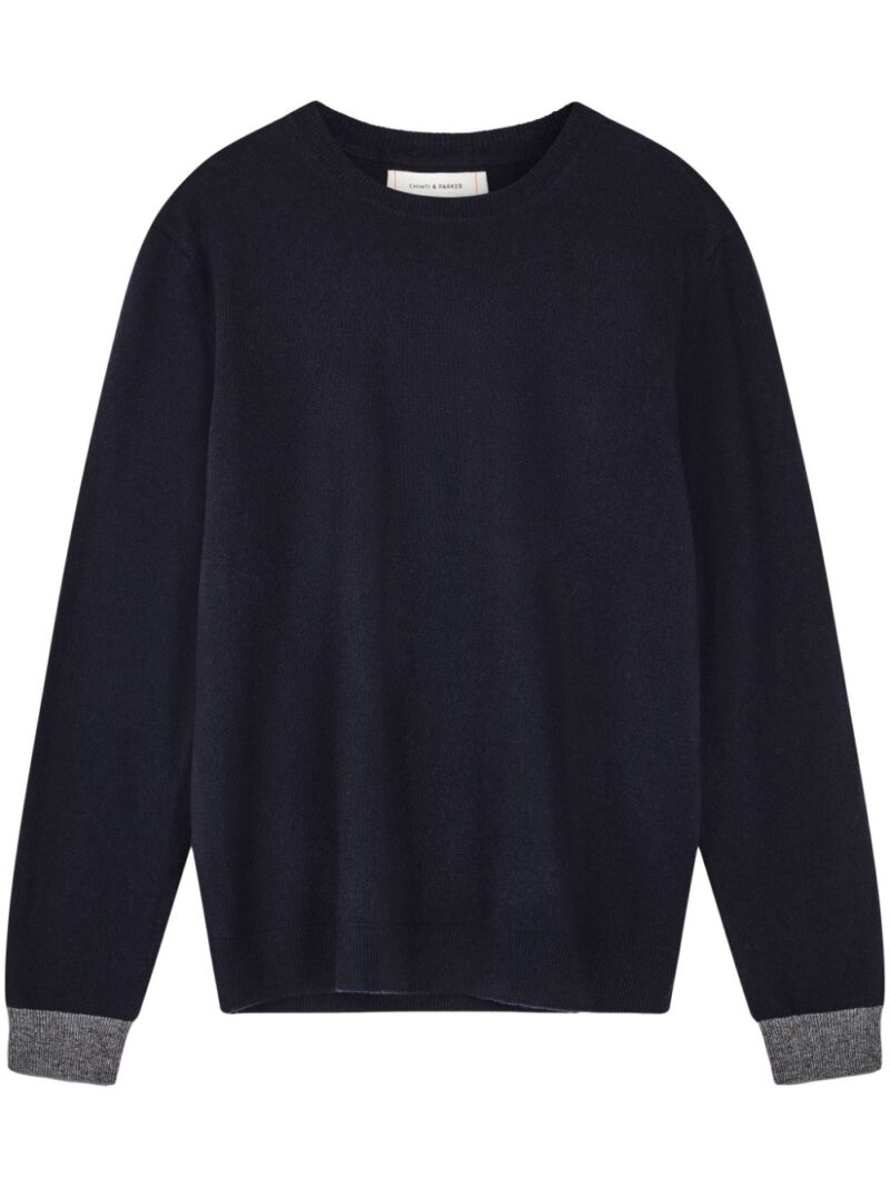 Chinti & Parker  contrast-cuff sweater