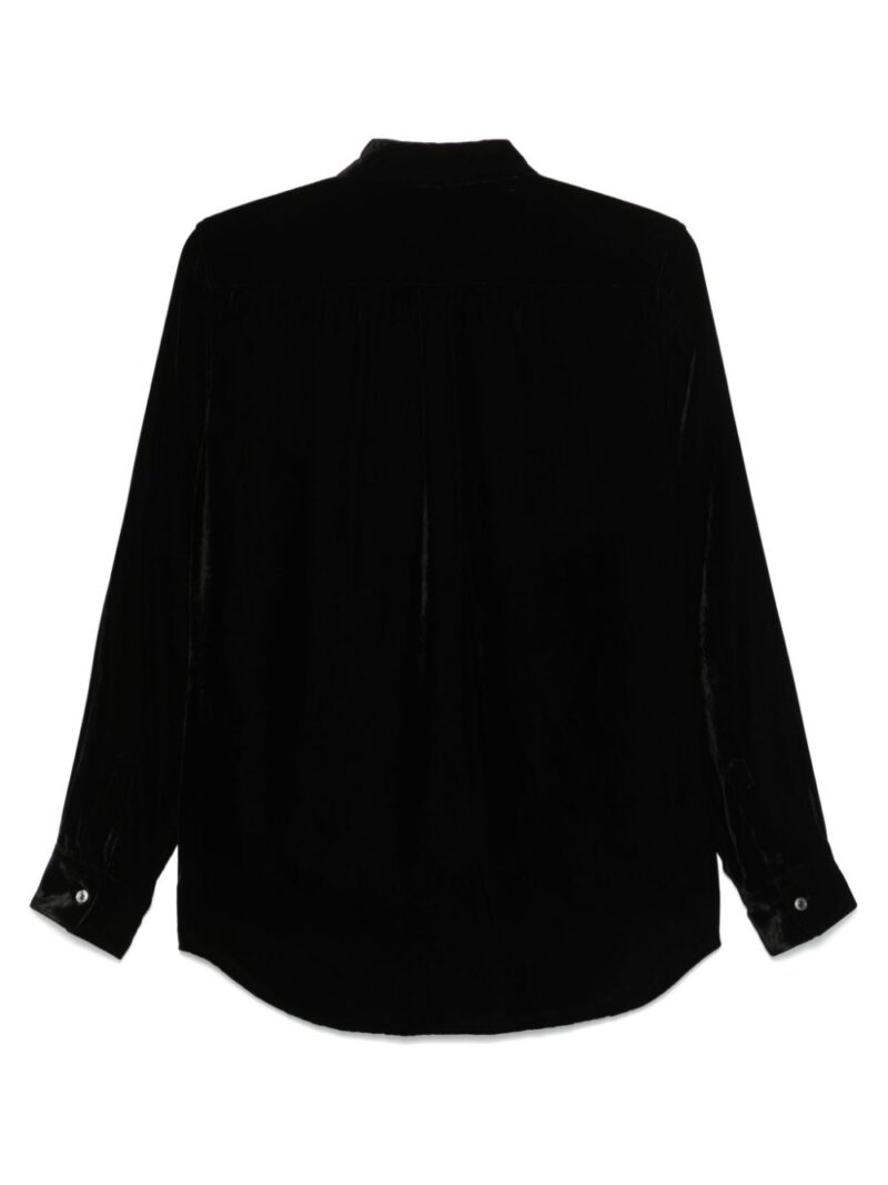 Comme Des Garçons velvet shirt