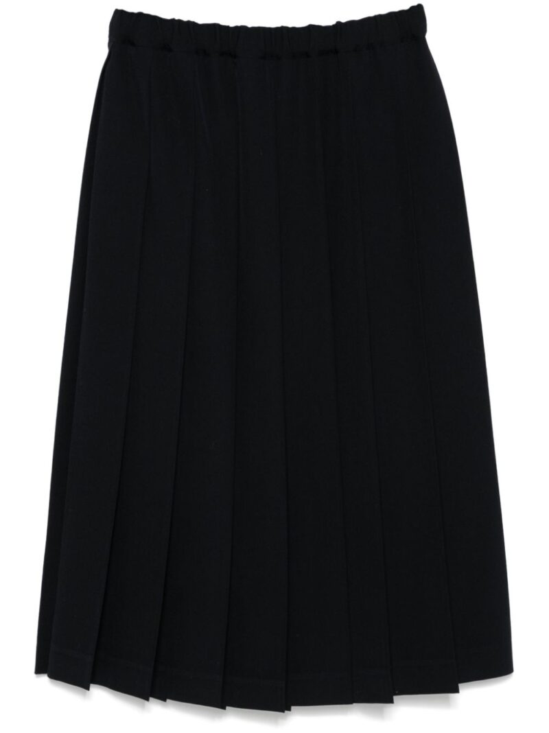 Comme Des Garçons Comme Des Garçons  pleated midi skirt