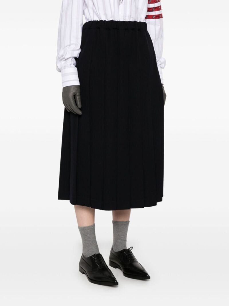 Comme Des Garçons Comme Des Garçons  pleated midi skirt