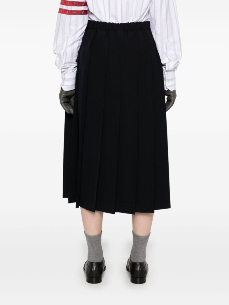 Comme Des Garçons Comme Des Garçons  pleated midi skirt