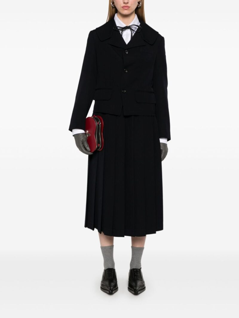Comme Des Garçons Comme Des Garçons  pleated midi skirt