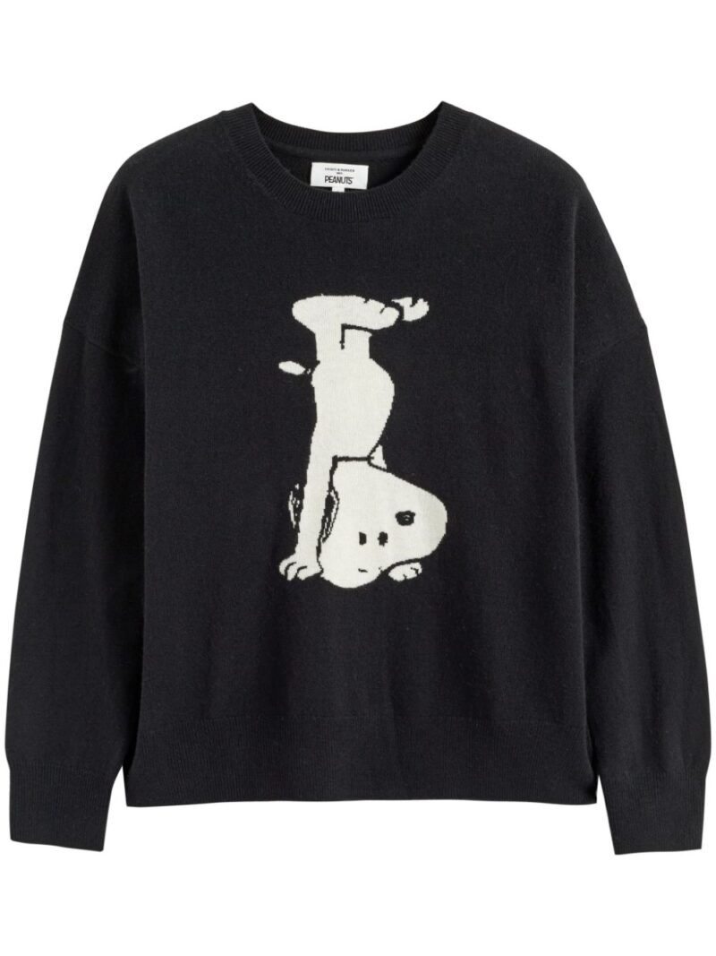 Chinti & Parker  Handstand Snoopy sweater